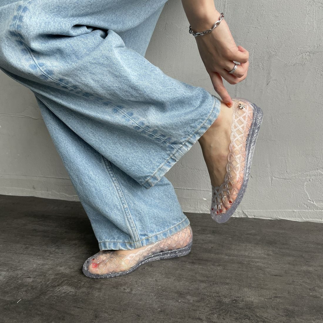 meduse [メデュース] JUTAM メッシュシューズ [JUTAM] ARGENT PAI