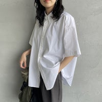 01 WHITE&&モデル身長：160cm 着用サイズ：F0&&