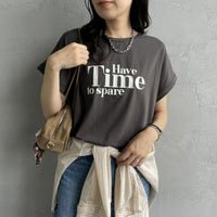 08 CHARCOA&&モデル身長：160cm 着用サイズ：F&&