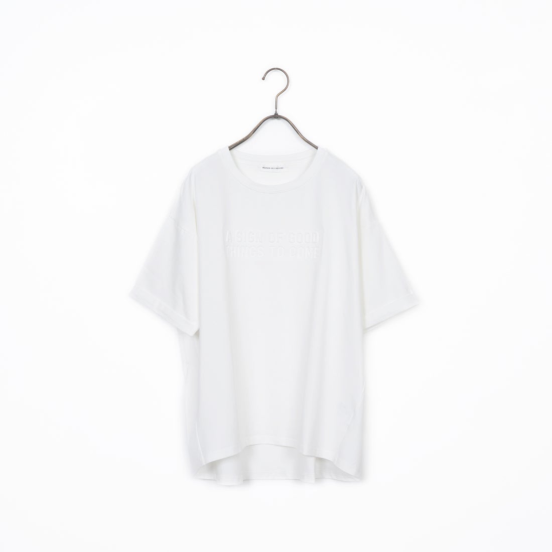 Maison de L'allure [メゾン ドゥ ラリュール] エンボスロゴTシャツ [M25112028] 02 OFF