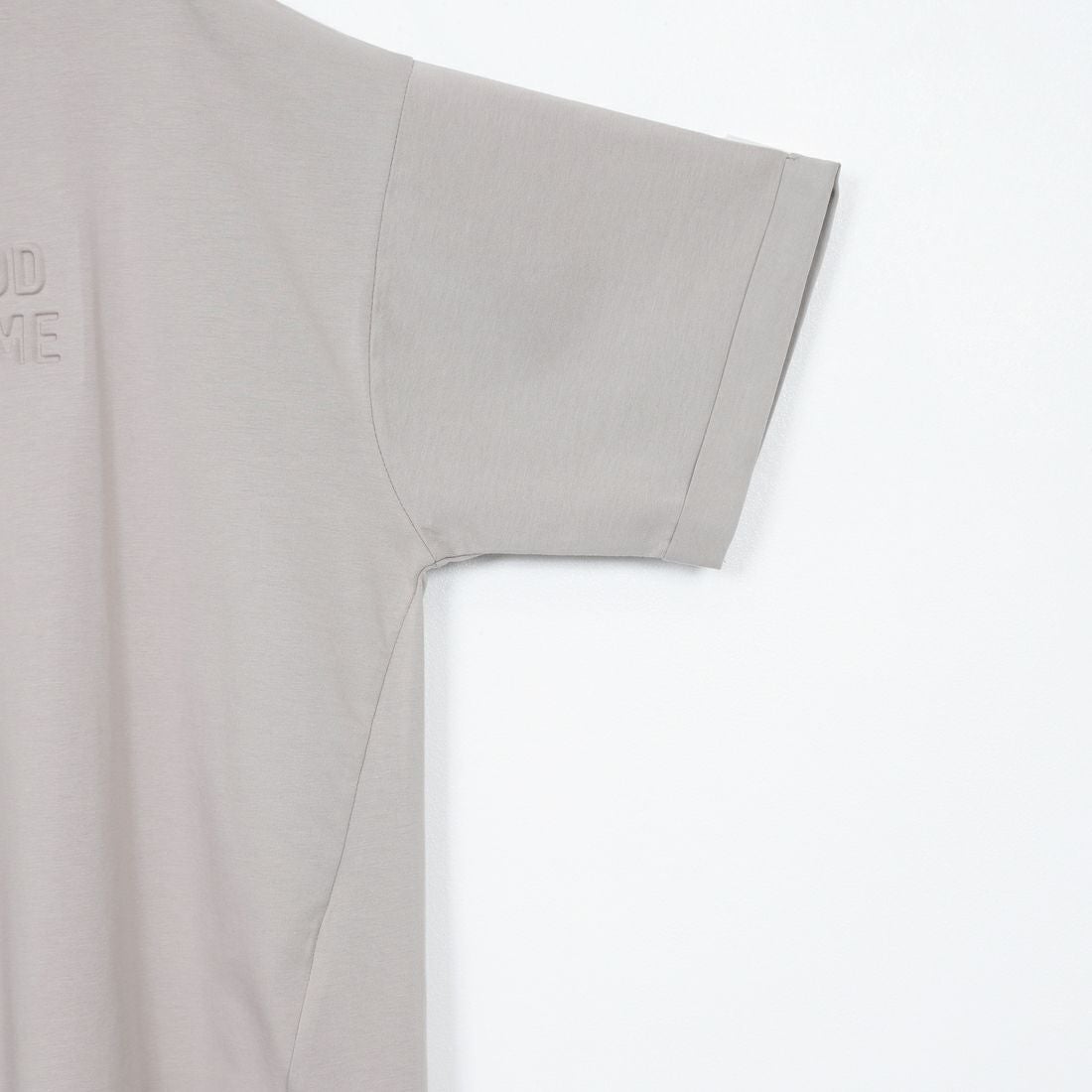 Maison de L'allure [メゾン ドゥ ラリュール] エンボスロゴTシャツ [M25112028] 23 GREIGE