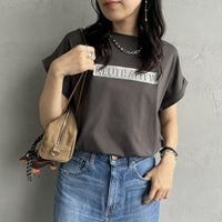 08 CHARCOA&&モデル身長：160cm 着用サイズ：F&&