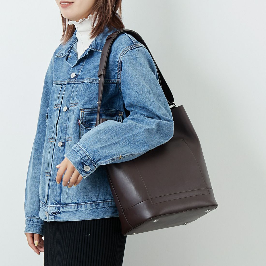 &MyuQ [アンドミューク] JUNO バケツ型トートバッグ [MCB071