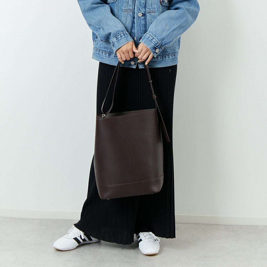 &MyuQ [アンドミューク] JUNO バケツ型トートバッグ [MCB071] BORDEAUX