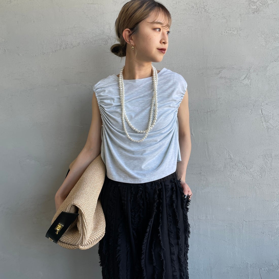 20 OATMEAL&&モデル身長：150cm 着用サイズ：F&&