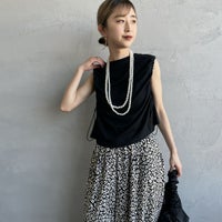 09 BLACK&&モデル身長：150cm 着用サイズ：F&&