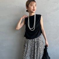 09 BLACK&&モデル身長：150cm 着用サイズ：F&&