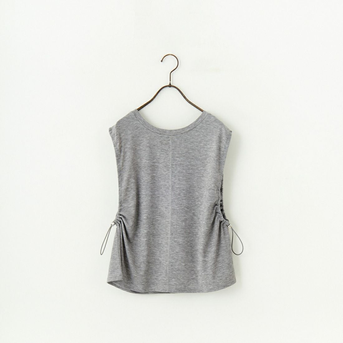 nenom [ネノム] 2WAYドロストギャザー ノースリーブカットソー [NE25112032] 07 GRAY