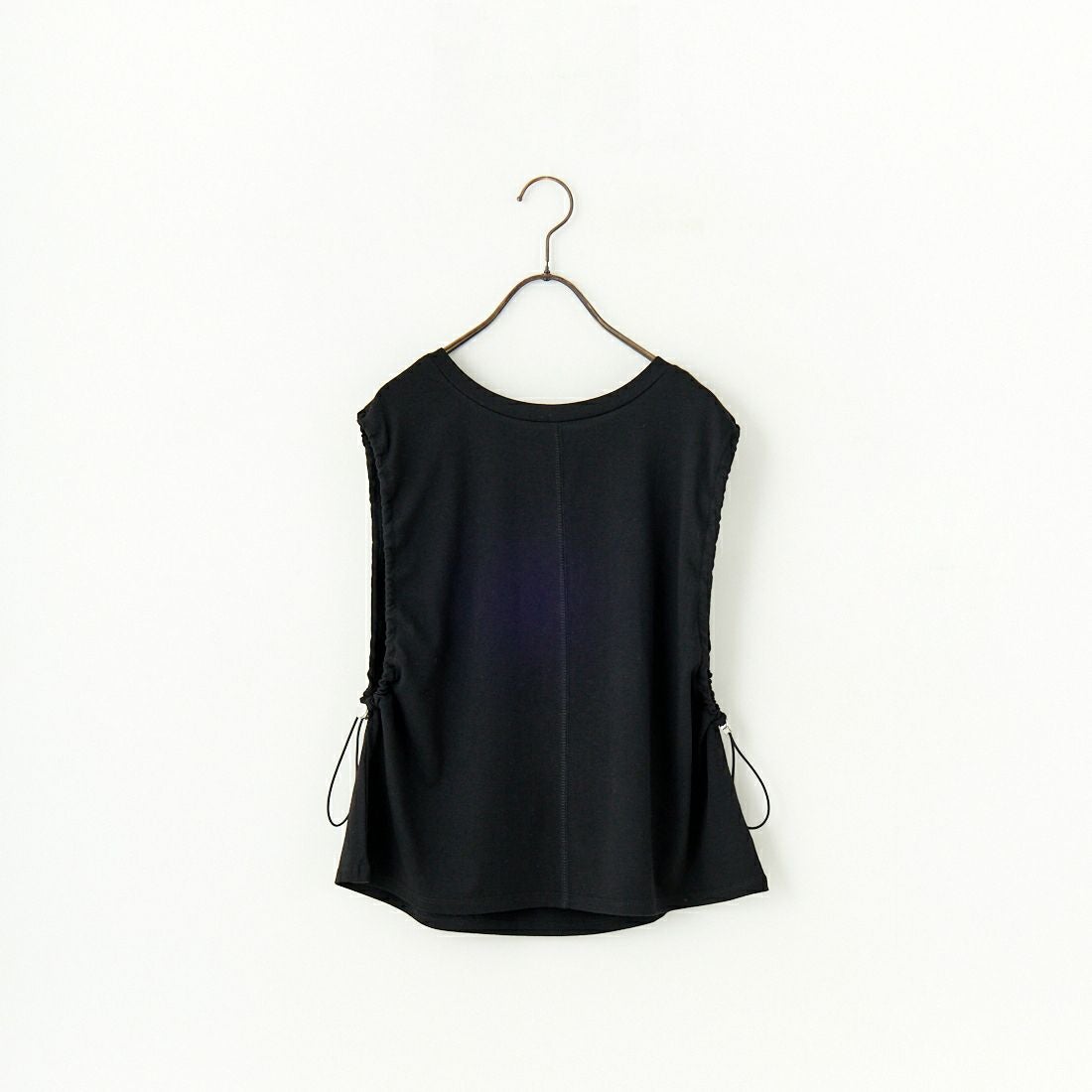 nenom [ネノム] 2WAYドロストギャザー ノースリーブカットソー [NE25112032] 09 BLACK