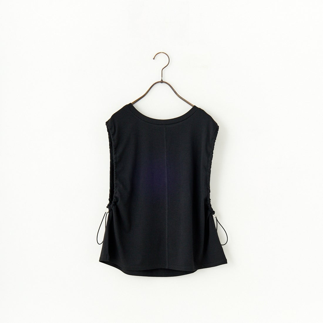 nenom [ネノム] 2WAYドロストギャザー ノースリーブカットソー [NE25112032] 09 BLACK