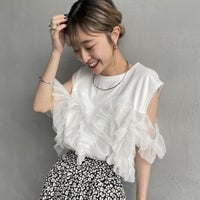 02 OFF&&モデル身長：150cm 着用サイズ：F&&