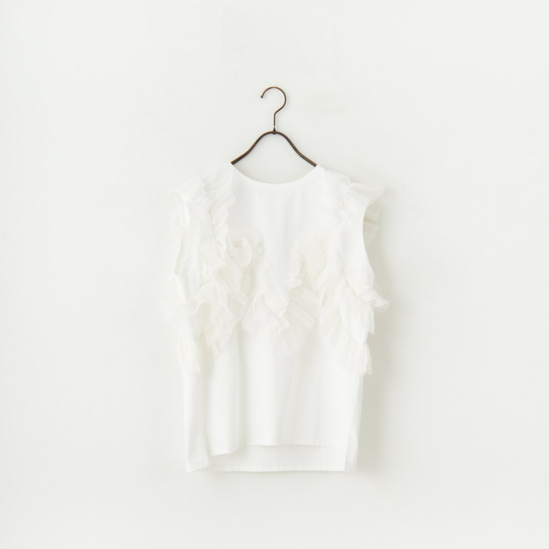 nenom [ネノム] マルチWAY チュールフリルドッキングノースリーブTシャツ [NE25112033] 02 OFF