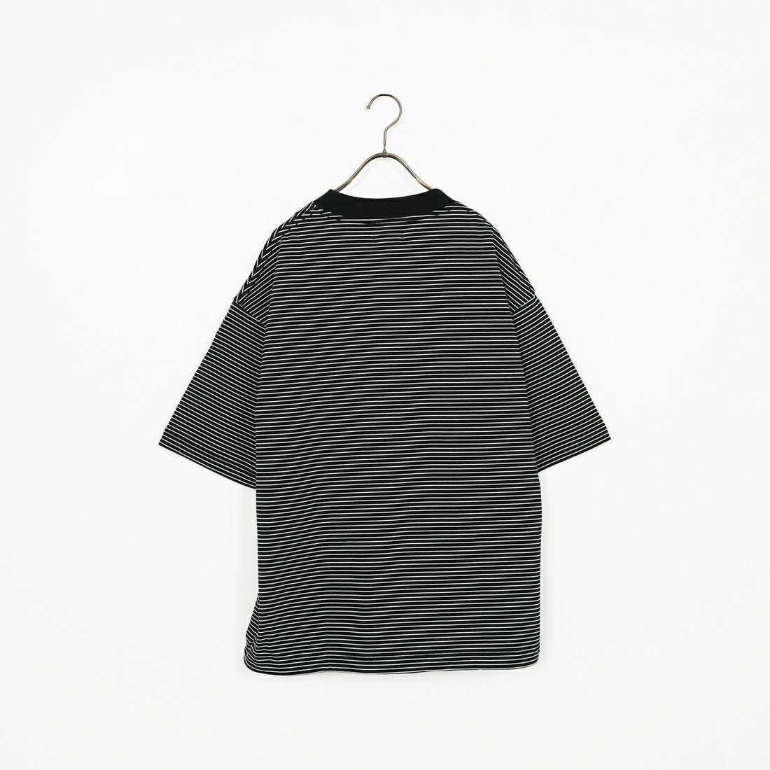 SLICK [スリック] マイクロボーダードローストリングTシャツ [5230102] 700 BLK/WH