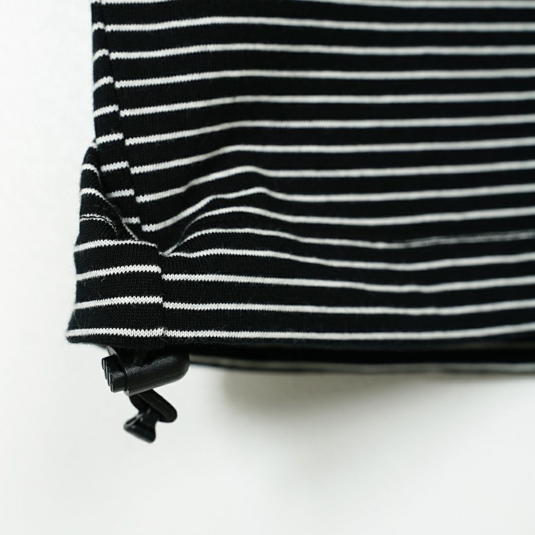 SLICK [スリック] マイクロボーダードローストリングTシャツ [5230102] 700 BLK/WH