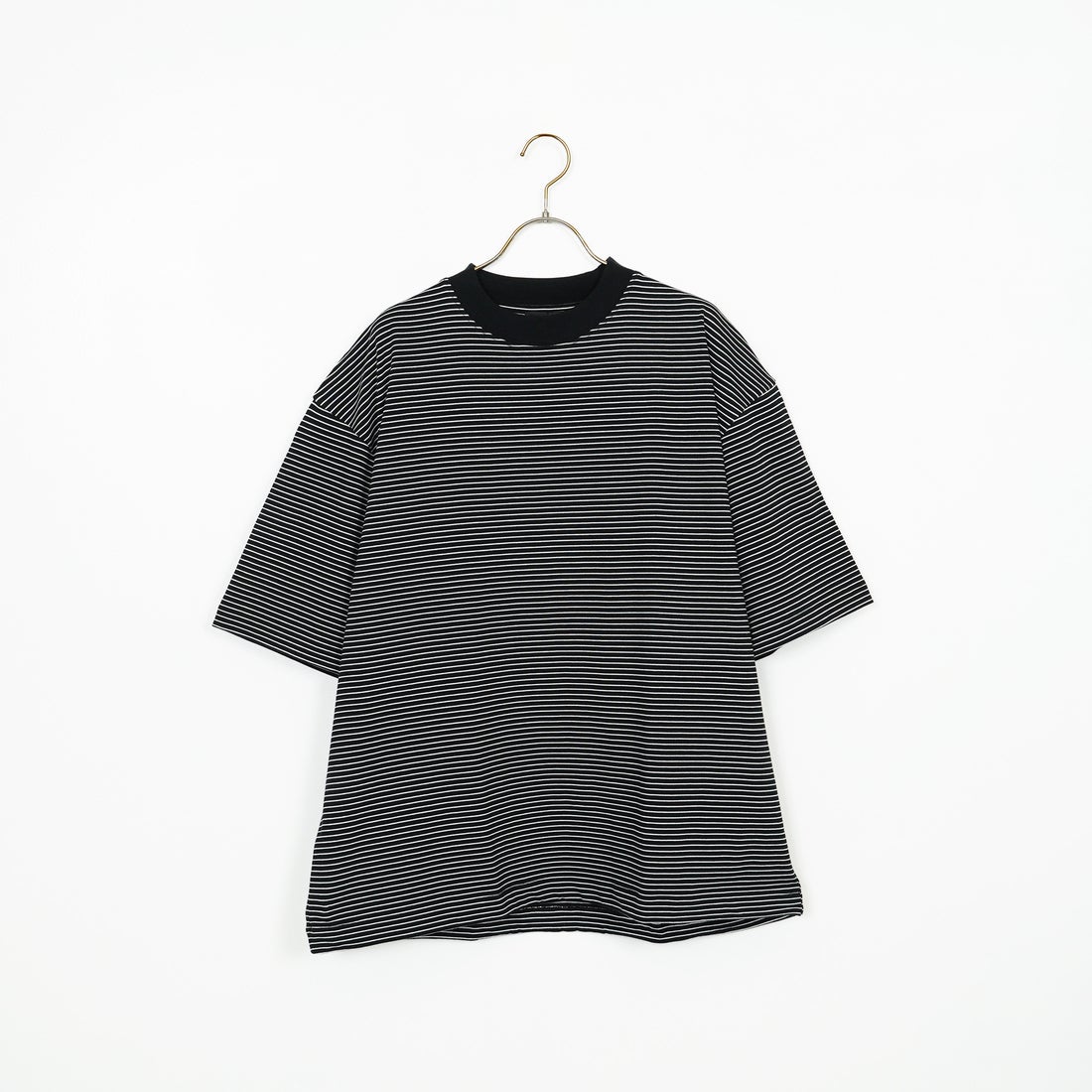 SLICK [スリック] マイクロボーダードローストリングTシャツ [5230102] 700 BLK/WH