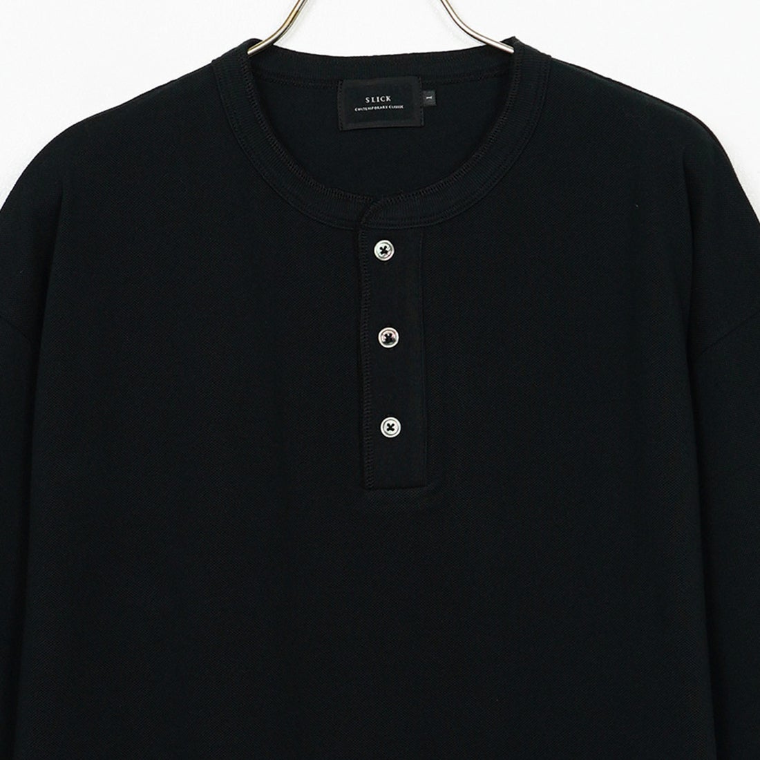 1494 M HOUSTON 鹿の子ヘンリー 半袖Ｔシャツ(swe.army.type)