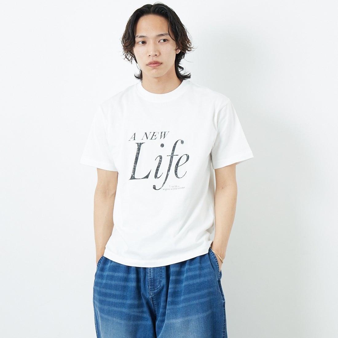 900 WHITE&&モデル身長：179cm 着用サイズ：1&&