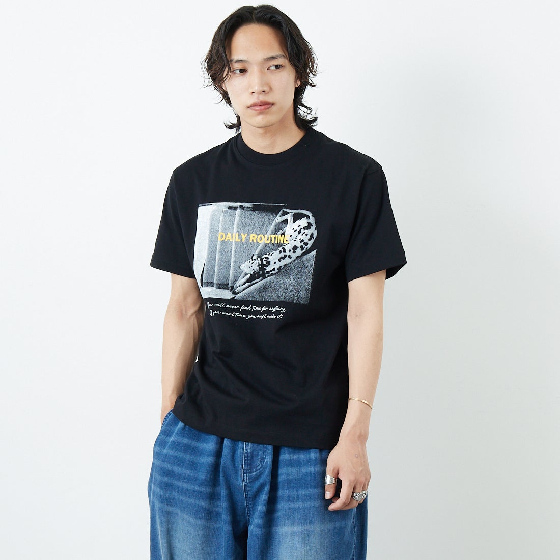 700 BLACK&&モデル身長：179cm 着用サイズ：1&&