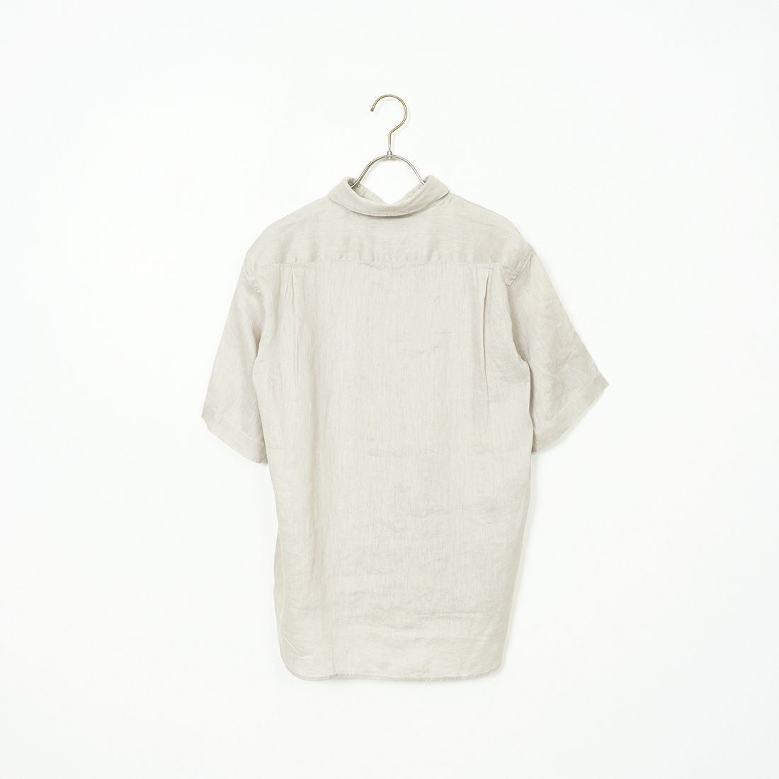 33Degrees [サーティスリーディグリーズ] フレンチリネン ショートスリーブシャツ [BFP612] BEIGE