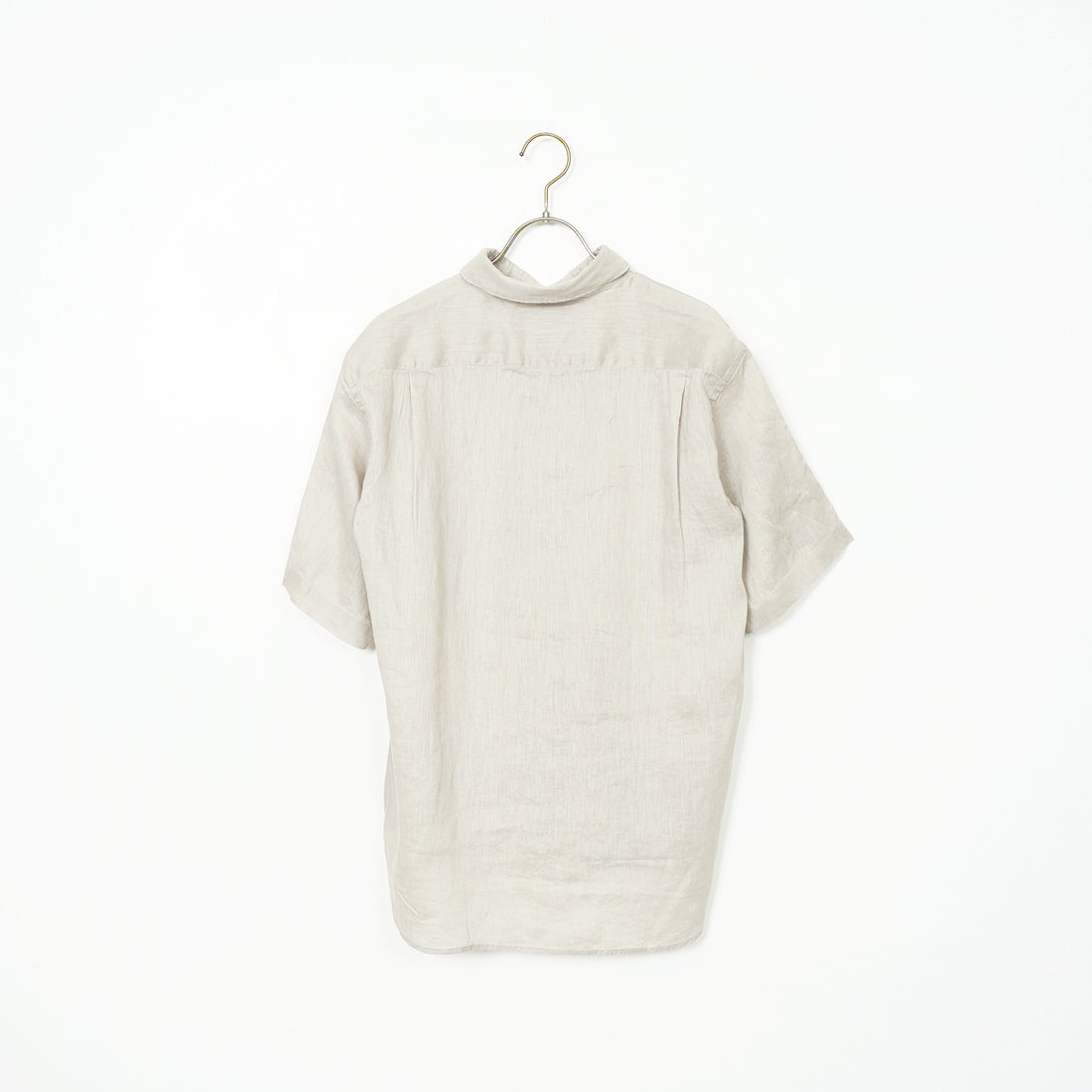 33Degrees [サーティスリーディグリーズ] フレンチリネン ショートスリーブシャツ [BFP612] BEIGE
