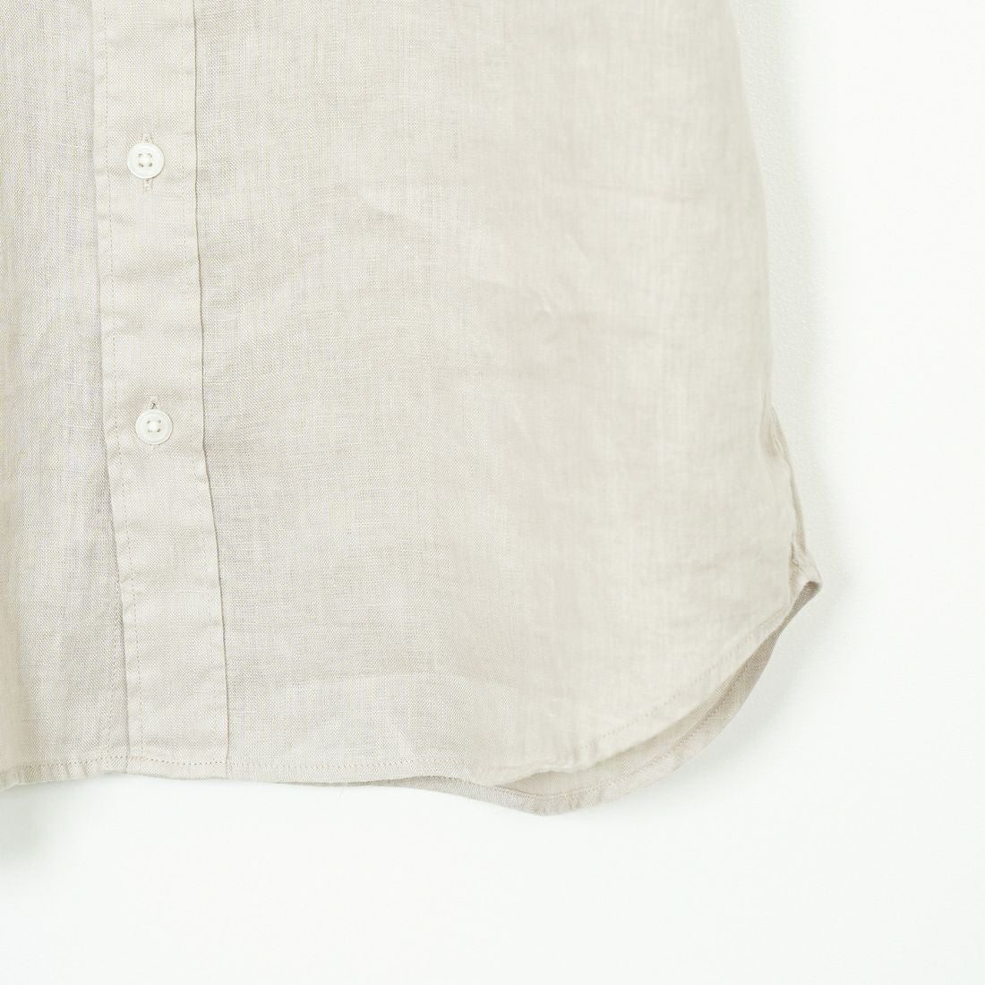33Degrees [サーティスリーディグリーズ] フレンチリネン ショートスリーブシャツ [BFP612] BEIGE