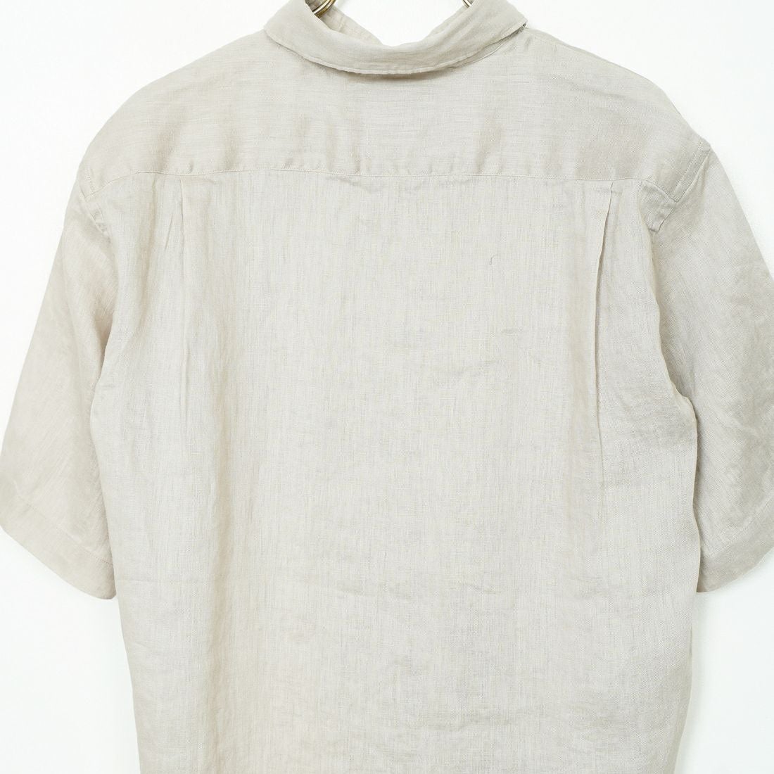 33Degrees [サーティスリーディグリーズ] フレンチリネン ショートスリーブシャツ [BFP612] BEIGE