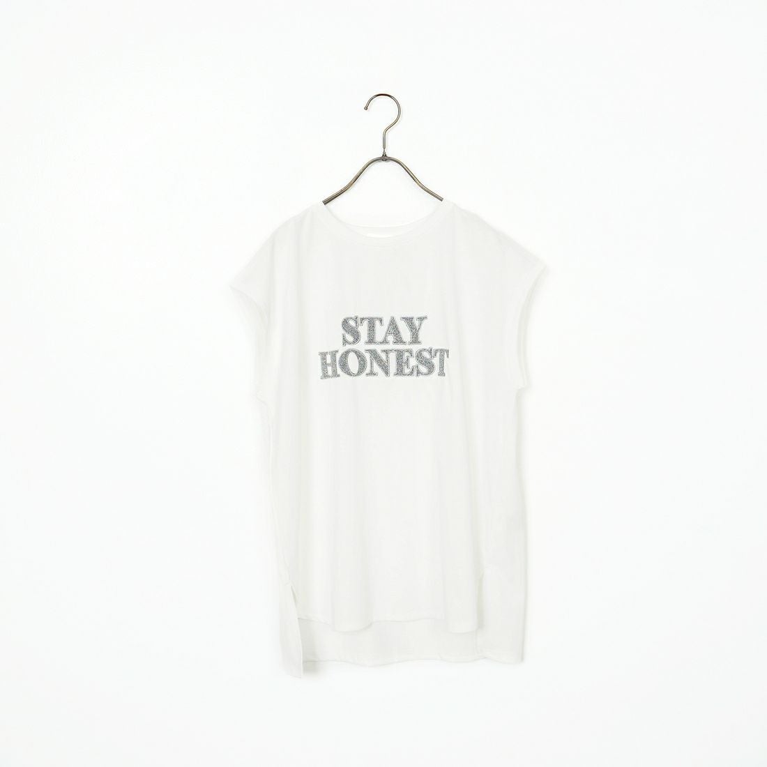 Maison de L'allure [メゾン ドゥ ラリュール] ラメアップリケノースリーブTシャツ [M25112026] 02 OFF