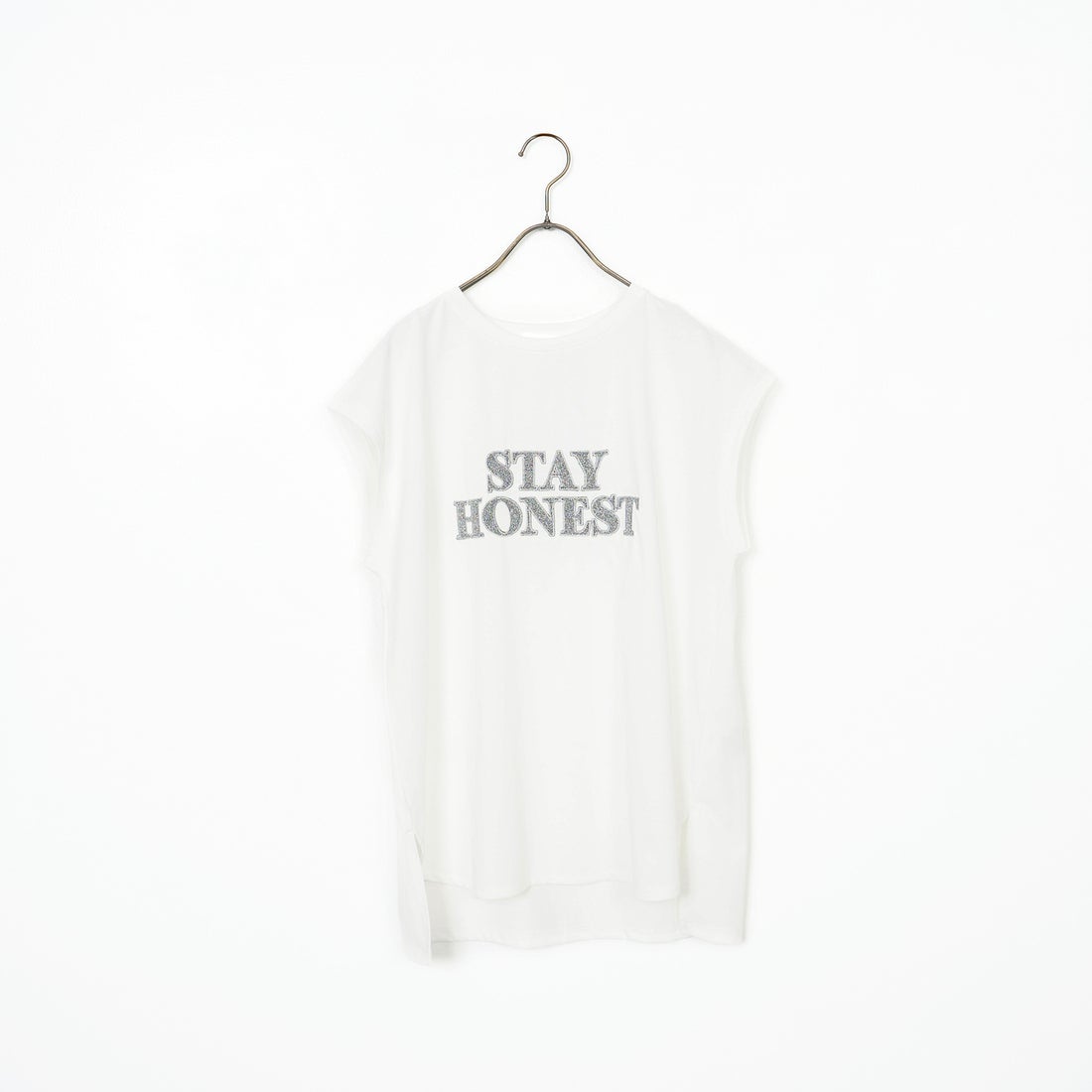 Maison de L'allure [メゾン ドゥ ラリュール] ラメアップリケノースリーブTシャツ [M25112026] 02 OFF