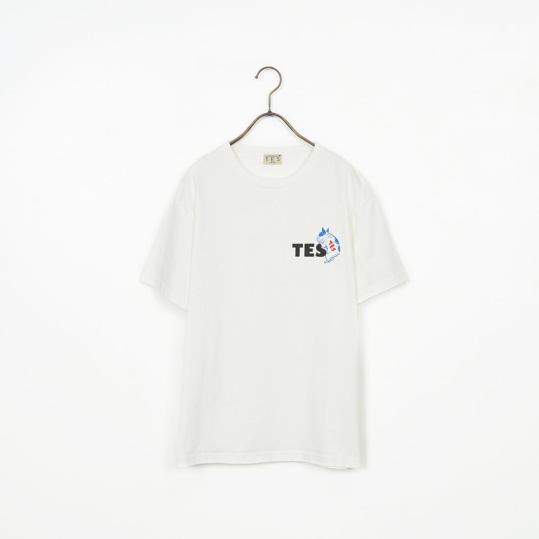 The Endless Summer [エンドレスサマー] 別注 BUHI ワンポイントロゴプリントTシャツ [FH-25574505-JF] 07 WHITE
