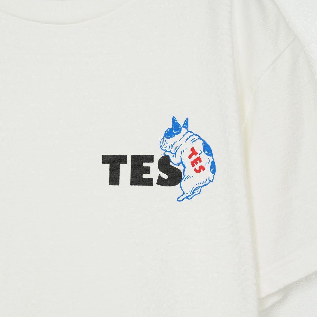 The Endless Summer [エンドレスサマー] 別注 BUHI ワンポイントロゴプリントTシャツ [FH-25574505-JF] 07 WHITE