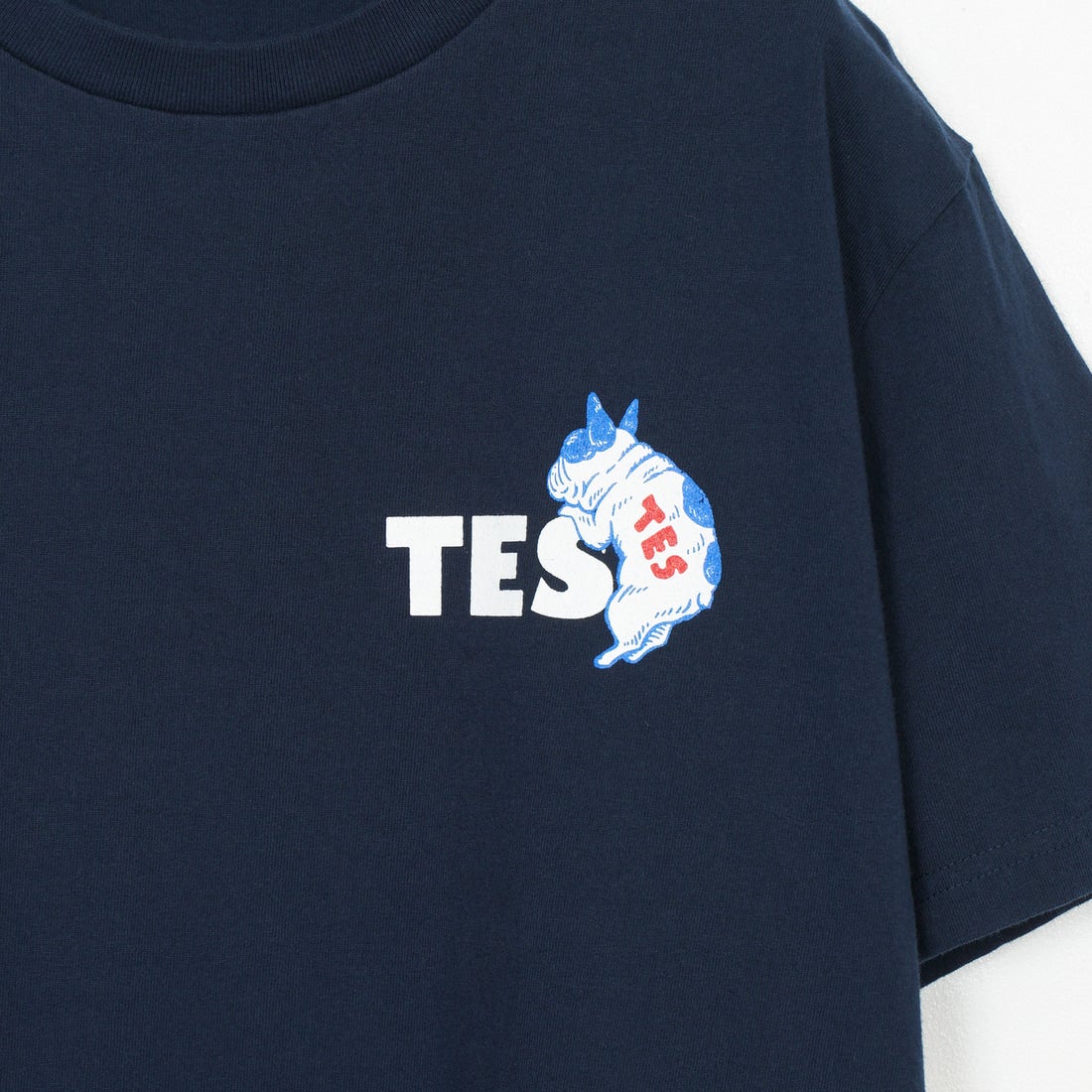 The Endless Summer [エンドレスサマー] 別注 BUHI ワンポイントロゴプリントTシャツ [FH-25574505-JF] 60 NAVY