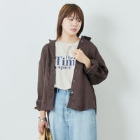 BROWN&&モデル身長：167cm 着用サイズ：F&&