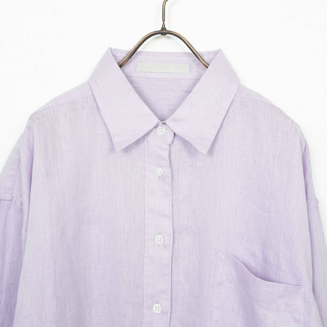 Jeans Factory Clothes [ジーンズファクトリークローズ] ロングスリーブ リネンシャツ [LFE101] LAVENDER