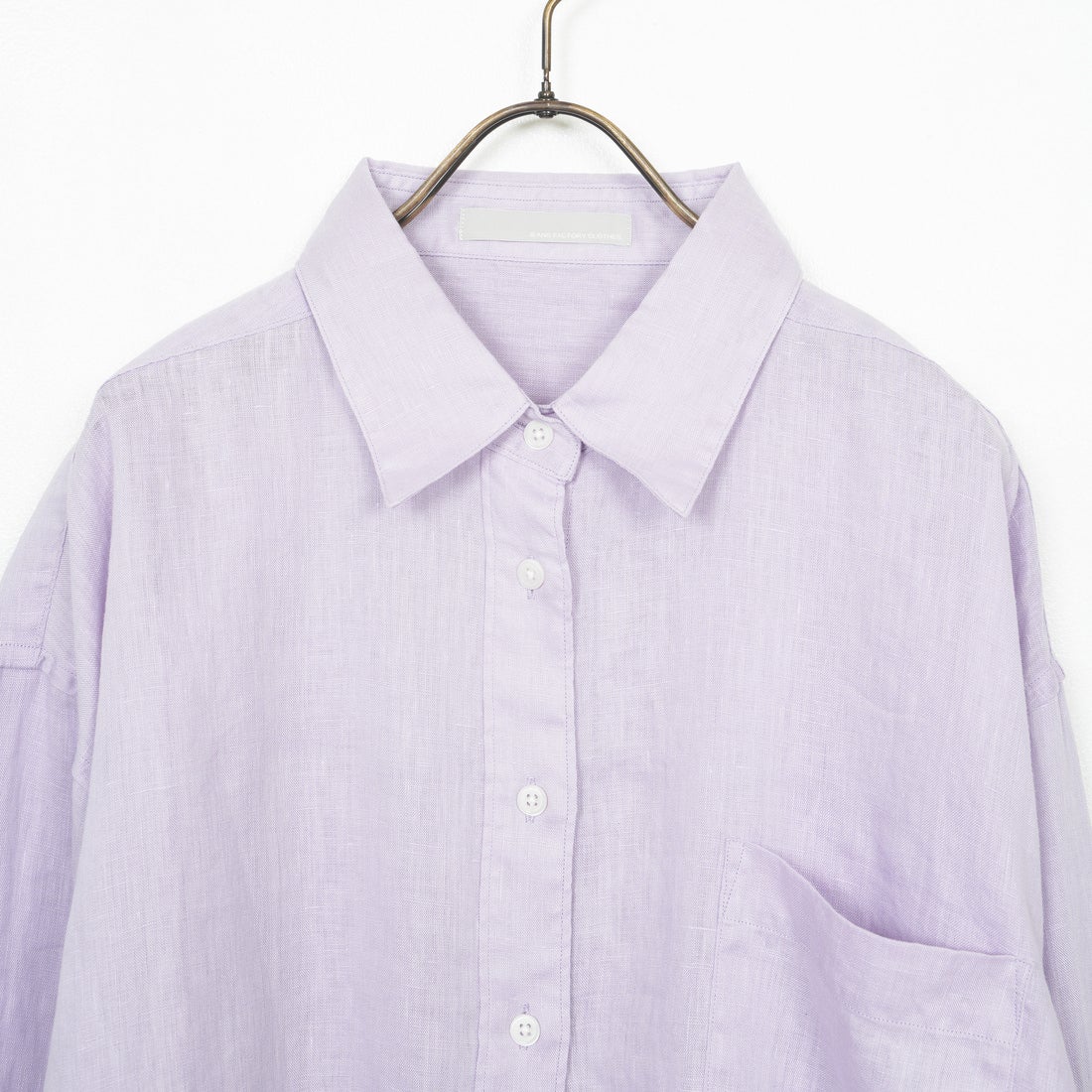 Jeans Factory Clothes [ジーンズファクトリークローズ] ロングスリーブ リネンシャツ [LFE101] LAVENDER