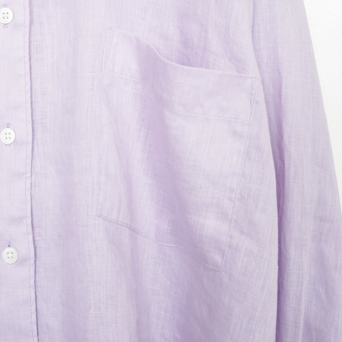 Jeans Factory Clothes [ジーンズファクトリークローズ] ロングスリーブ リネンシャツ [LFE101] LAVENDER