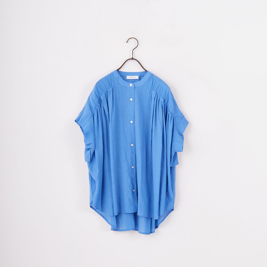 Jf Ready Made [ジェイエフレディメイド] 麻調シアーフリルギャザー