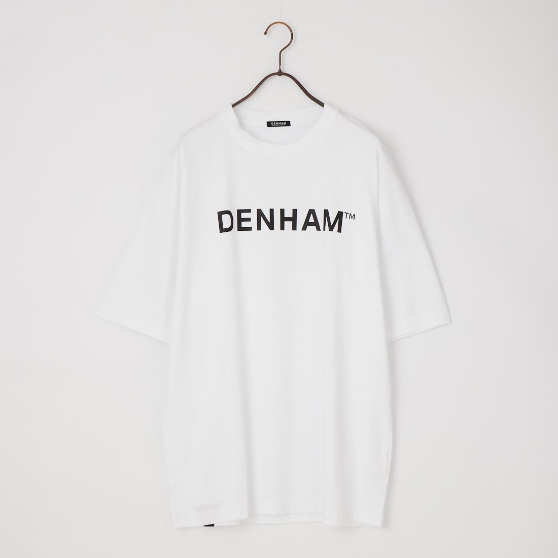 DENHAM [デンハム] ビッグロゴTシャツ [BIG-LOGO-T] WHITE