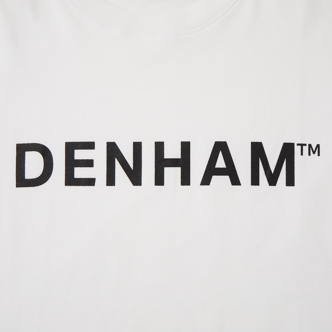 DENHAM [デンハム] ビッグロゴTシャツ [BIG-LOGO-T] WHITE