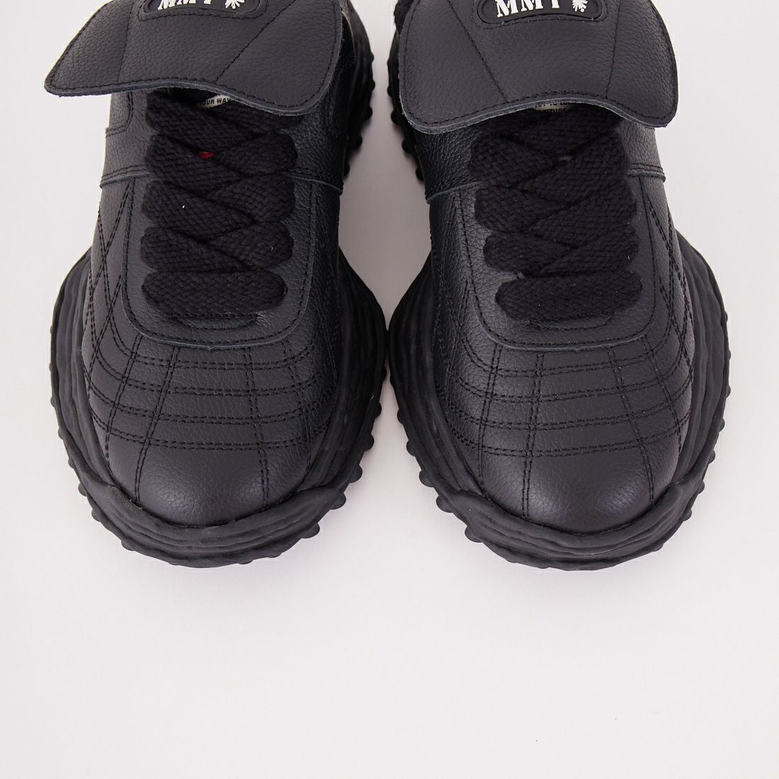 Maison MIHARA YASUHIRO [メゾン ミハラヤスヒロ] SCOTT レザースニーカー [A14FW701] BLK/BLK