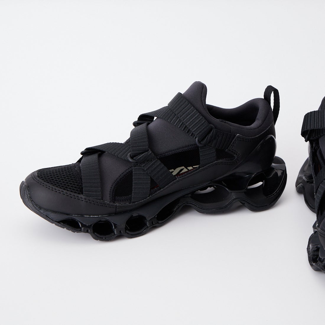 MIZUNO [ミズノ] ウエーブプロフェシー ストラップスニーカー [D1GA2519] 03 ﾌﾞﾗｯｸ