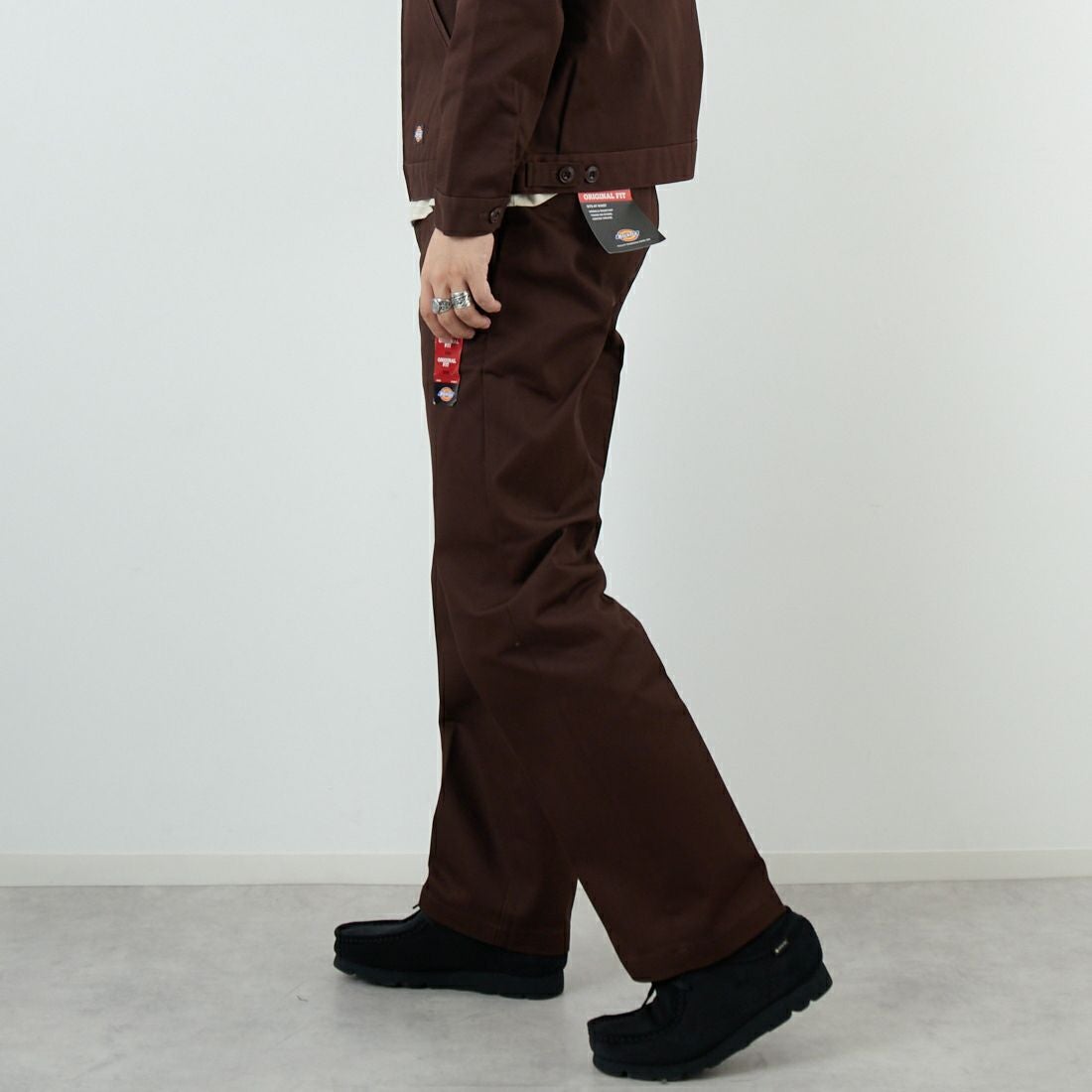 Dickies [ディッキーズ] Extended By GORO NAKATSUGAWA (MIN-NANO) 874 オリジナルワークパンツ [81184000] 71 Dﾌﾞﾗｳﾝ &&モデル身長：179cm 着用サイズ：32&&