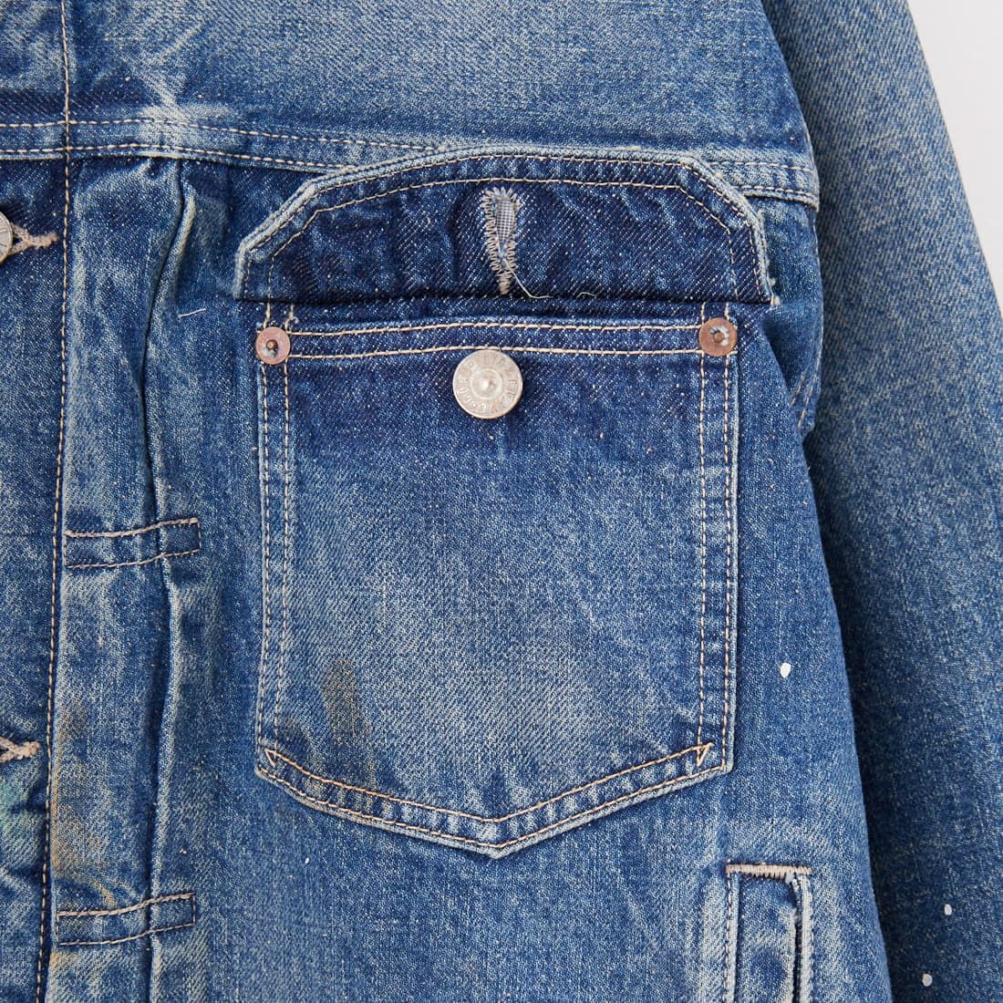 GOLD [ゴールド] 14oz ヴィンテージウォッシュデニムジャケット [GL15674H] 128 NAVY