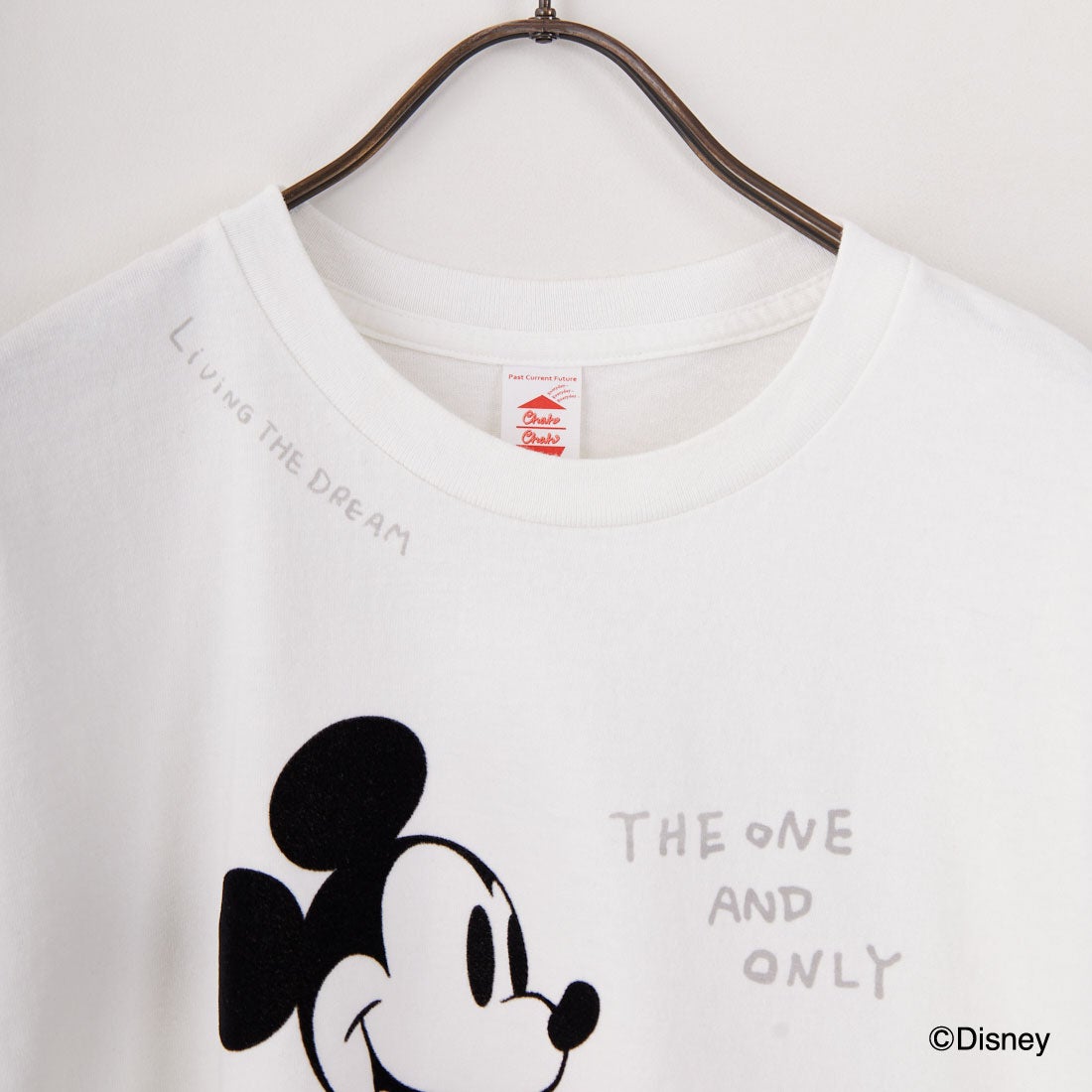 ChahChah [チャーチャー] Disney / ヴィンテージTシャツ [CC-25SS-DCC01] WHITE