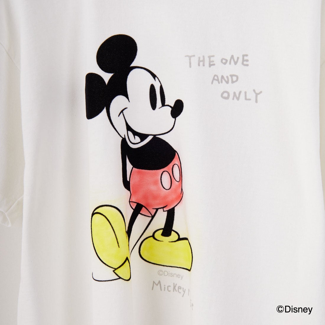 ChahChah [チャーチャー] Disney / ヴィンテージTシャツ [CC-25SS-DCC01] WHITE