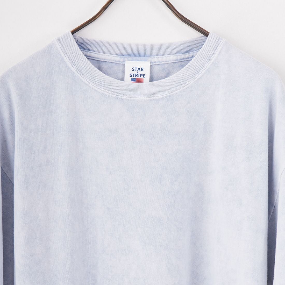 STAR&STRIPE [スターアンドストライプ] クルーネックTシャツ [SSCA-0033] LT.BLUE