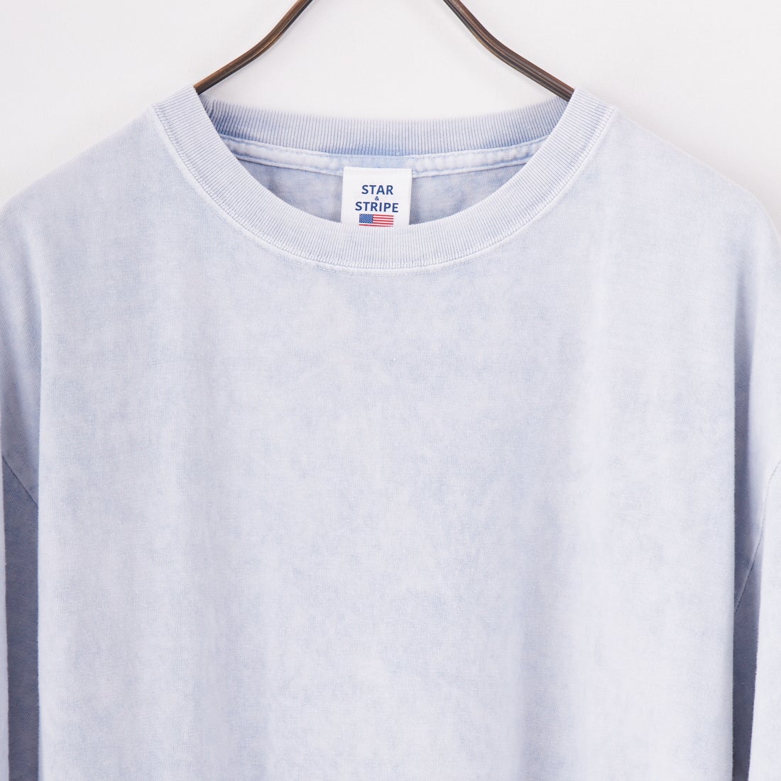 STAR&STRIPE [スターアンドストライプ] クルーネックTシャツ [SSCA-0033] LT.BLUE