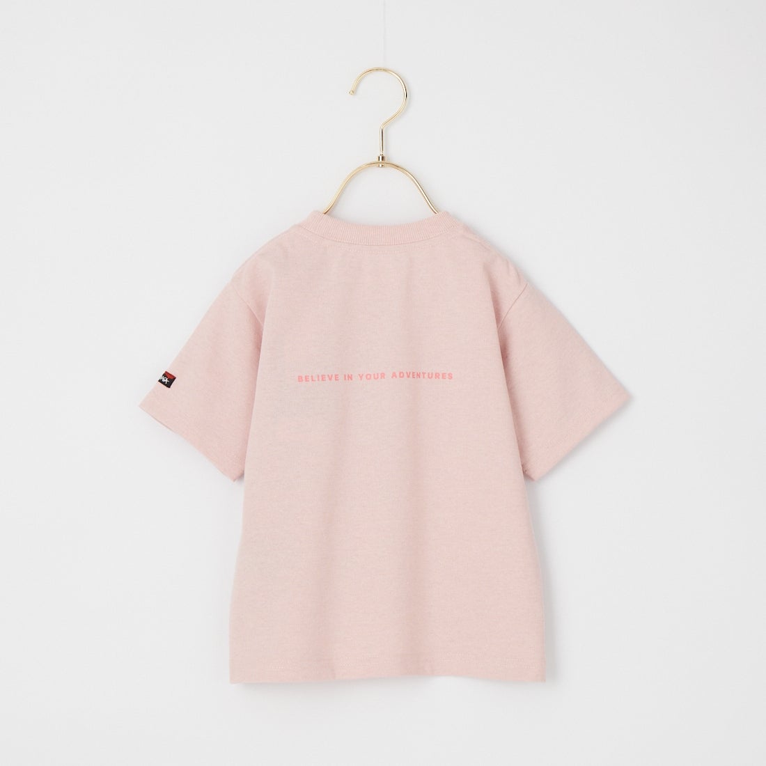 NANGA [ナンガ] エコハイブリッド ボックスロゴキッズTシャツ [N2504-6M532A] PINK