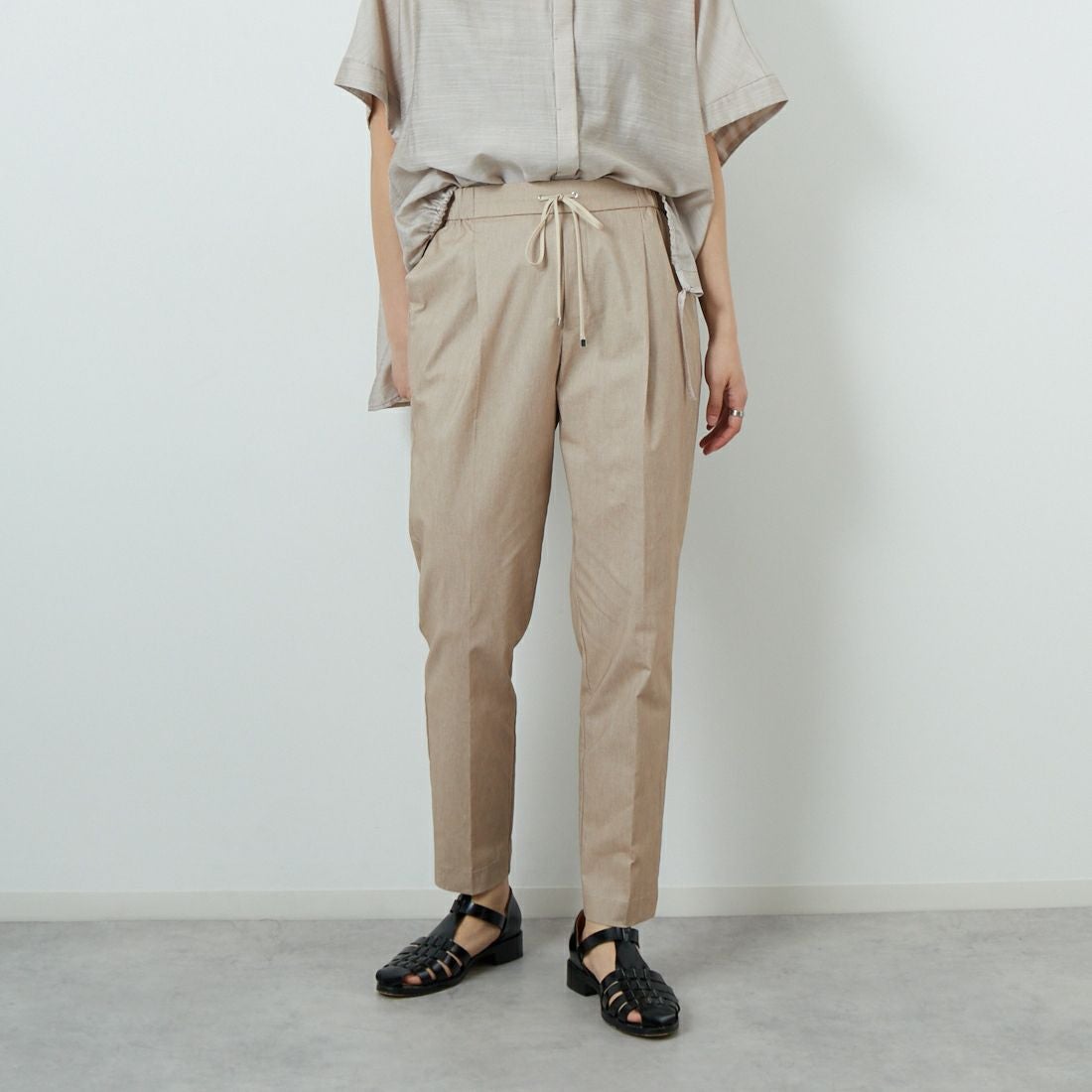 033 ﾍﾞｰｼﾞｭ&&モデル身長：160cm 着用サイズ：38&&