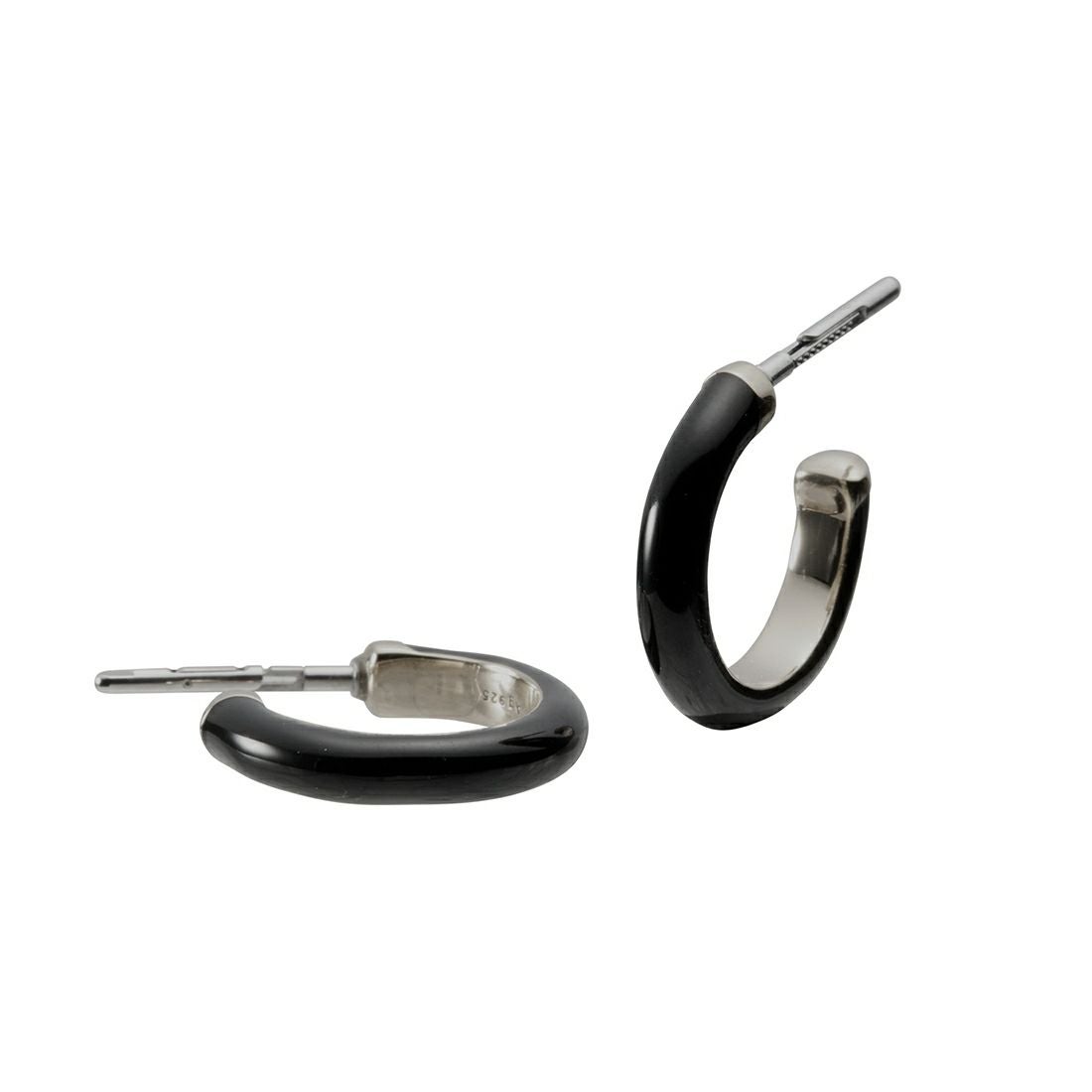 Baqless [バックレス] フープピアス [HP-ECP-BK] BLACK