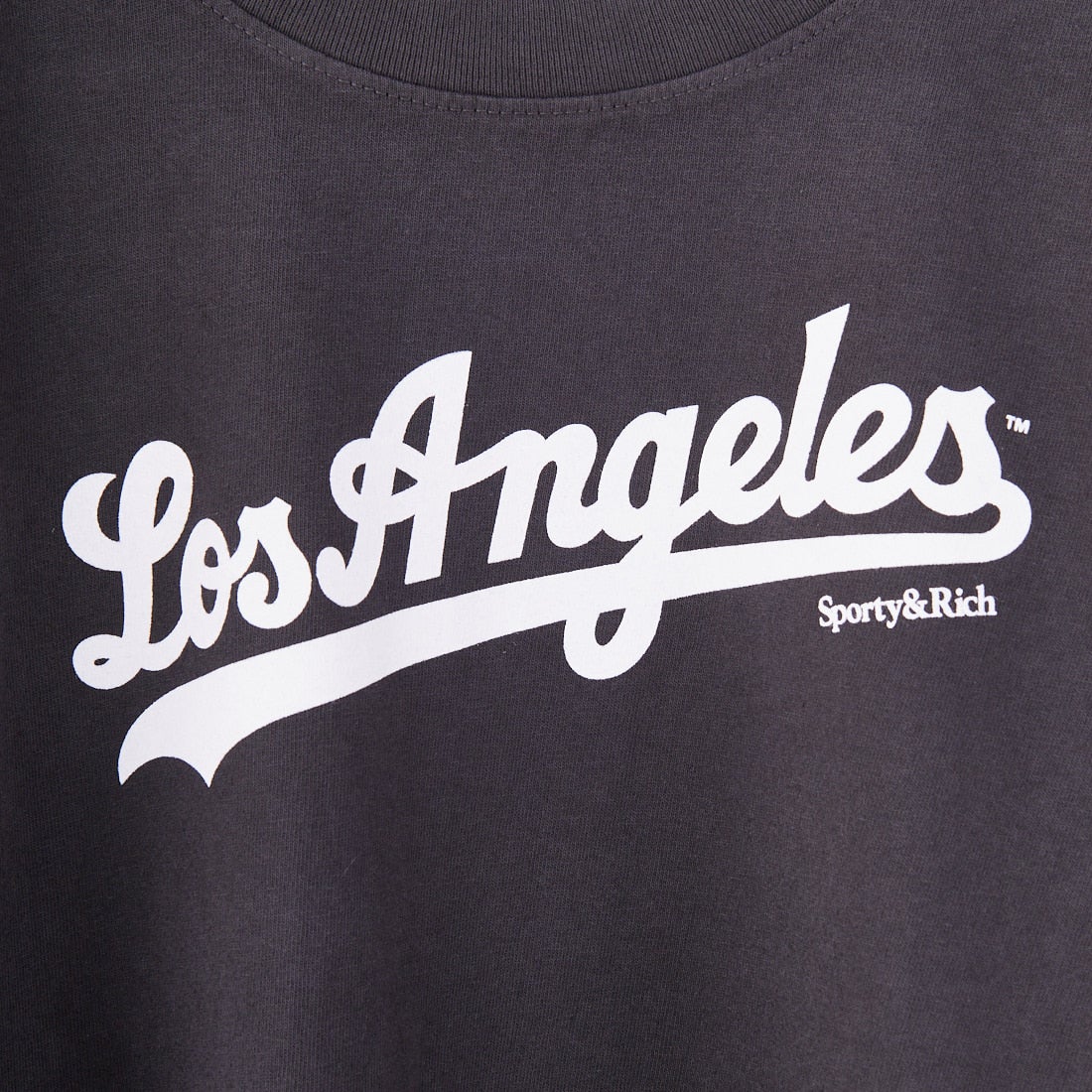 Sporty&Rich [スポーティアンドリッチ] ロサンゼルス・ドジャース ショートスリーブTシャツ [TO043627667] F.BLACK
